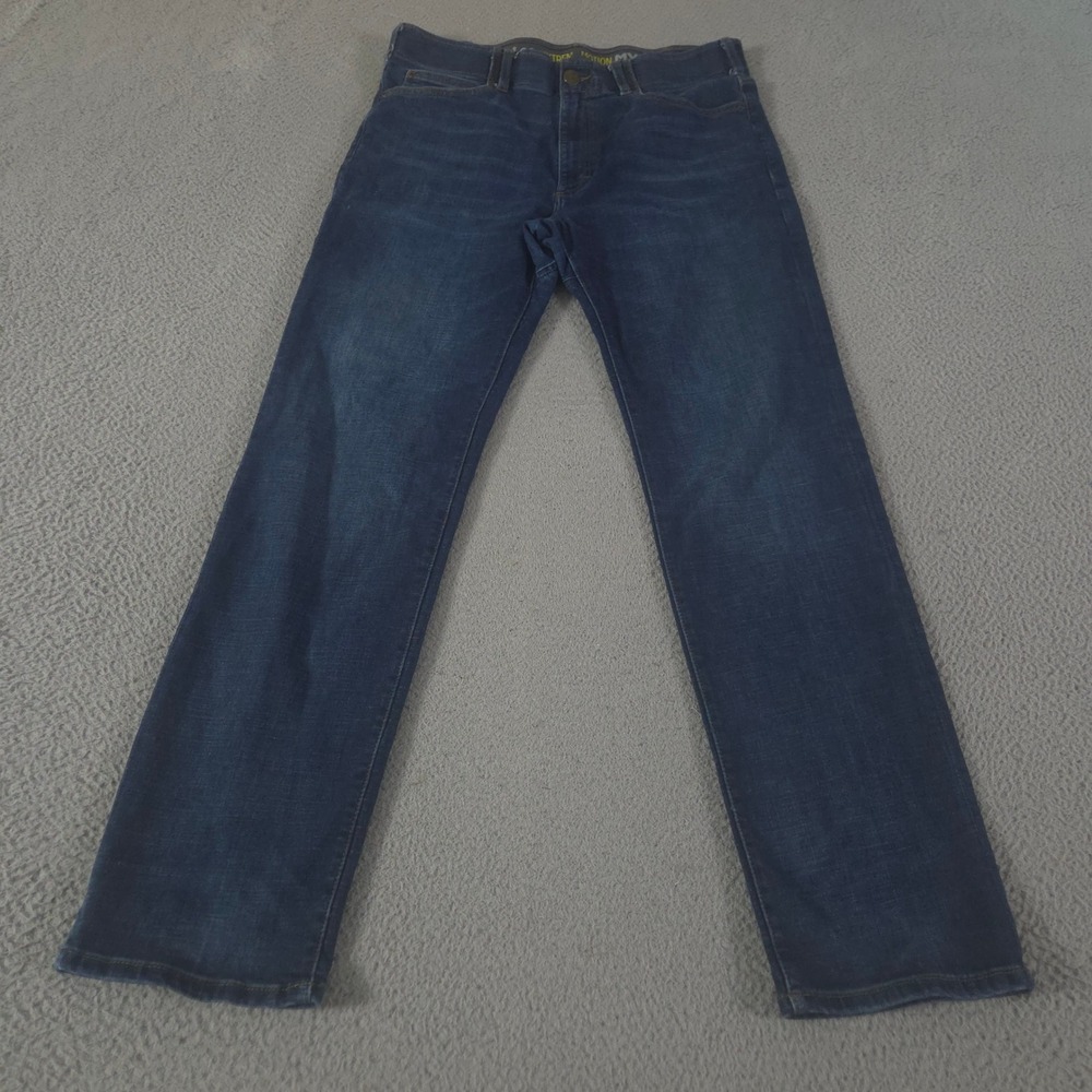 Lee Jeans Mens 36x34 Blue Extreme Motion MVP Regular Straight Leg Stretch Denim